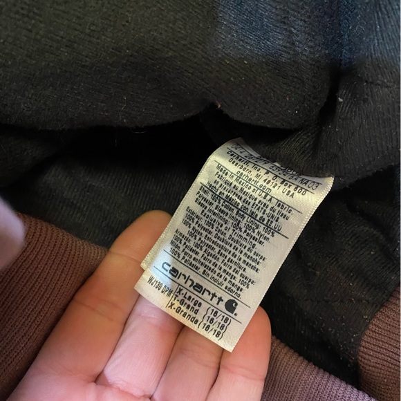 Great condition women’s XL 16/18 PLUM purple quilted zip up - Picture 12 of 15